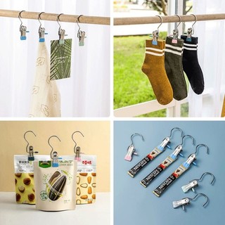 kẹp quần áo  phơi đồ đa năng,Móc kẹp đơn treo quần áo,mũ,tất