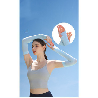 Găng tay chống nắng nam nữ xỏ ngón chống tia UV chất liệu co dãn 4 chiều thoáng mát thấm hút mồ hôi GG88