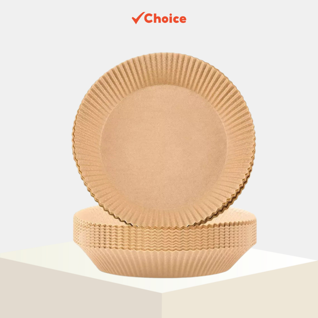 Bộ giấy nến Choice PK015 lót nồi chiên không dầu 50 miếng | Shopee Việt Nam