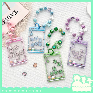 Bao Đựng Thẻ Nhân Viên Dọc Nhựa Mica Trong Suốt Phong Cách Nhân Vật Hoạt Hình Hình Thú Animal Cute Đáng Yêu