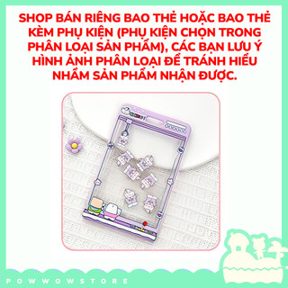 [Sẵn VN] Bao Đựng Thẻ Nhân Viên Dọc Nhựa Mica Trong Suốt Phong Cách Nhân Vật Hoạt Hình Hình Thú Animal Cute Đáng Yêu