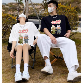 Áo thun nam nữ, áo phông unisex in hình LABUBU dễ thương hot trend chất thun mềm mịn mỏng nhẹ thời trang