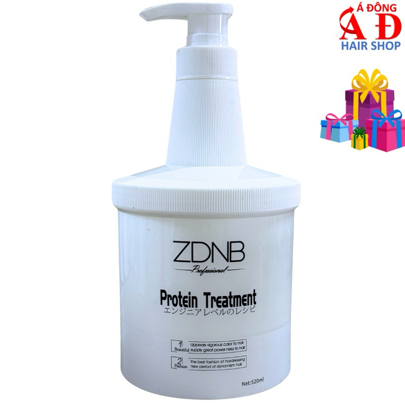Kem Hấp Ủ Phục Hồi Chuyên Sâu Tóc Hư Tổn Protein Treatment ZDNB Japan 520ml