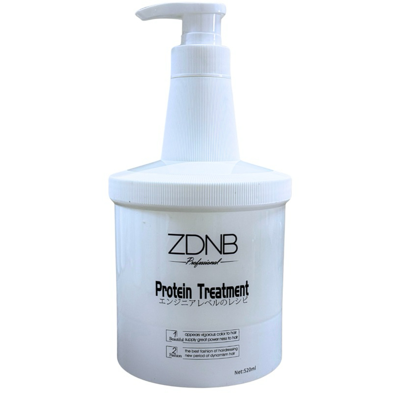 Kem Hấp Ủ Phục Hồi Chuyên Sâu Tóc Hư Tổn Protein Treatment ZDNB Japan 520ml