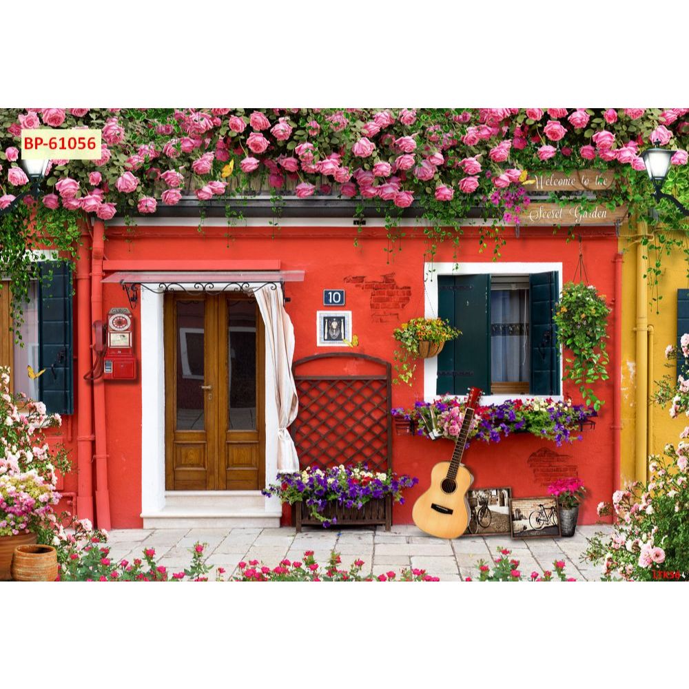 Tranh dán tường 3d vải lụa nhiều hình ảnh đa dạng trang trí quán cafe, trà sữa, trà chanh...