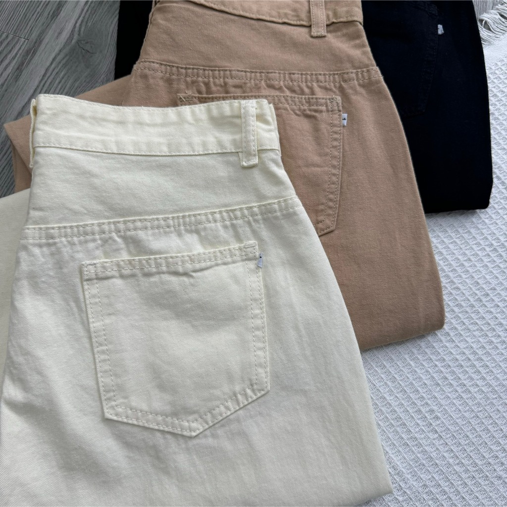 Quần Dài Baggy Nữ Big Size Chất Vải KaKi Bền Ít Nhăn Phom Basic Mặc Đi Học Đi Làm Q513