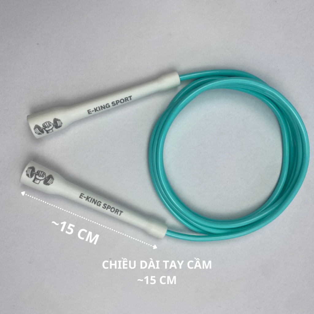 Dây Nhảy Tốc Độ EKingSport 6mm Dây dài 3m PVC Rope Dây Nhảy Thể Dục Hỗ Trợ Giảm Mỡ Tập Gym Cardio AMIZIN