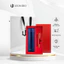 Set Quà Tặng Bút Ký Tên Leon Dio & Bình LocknLock LHC3281BLU-DANDY ONE TOUCH TUMBLER - 420ML