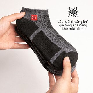 Vớ Tất Nam Cổ Ngắn DIY T&T SOCKS Basic Nhiều Màu Thoáng Khí Êm Ái Khử Mùi - NAM226