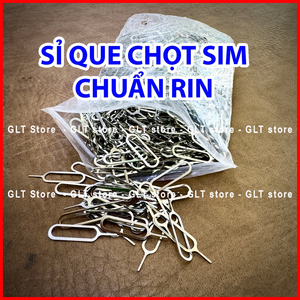 que chọt sim, sỉ lẻ que chọc sim cho tiệm đt, sỉ que lấy sim
