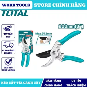ĐỒ NGHỀ TOTAL Kéo cắt tỉa cành cây THT0109 < HÀNG CHÍNH HÃNG >