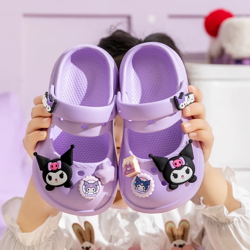 PHOM TO Dép Sục Cho Bé hình thỏ koromi Siêu Đẹp Mềm Êm Chân