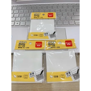 Giấy note trong suốt chống nước giấy ghi nhớ 50 tờ sáng tạo tiện lợi văn phòng phẩm hàn quốc