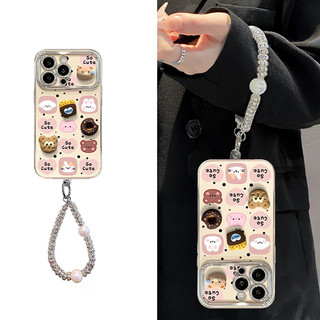 Ốp lưng iphone khung camera mạ kim Gấu bánh quy cute dành cho ip 6/7/8/plus/x/xr/xs/11/12/13/14/15/pro max - xx2206