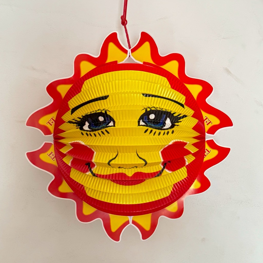 Đèn lồng trung thu giấy xếp hình thú nhiều màu sắc trang trí trung thu - Kem Shop K35