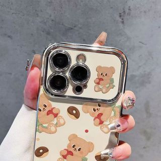 Ốp lưng iphone khung camera mạ kim Gấu ôm tim dành cho ip 6/7/8/plus/x/xr/xs/11/12/13/14/15/pro max - xx2204