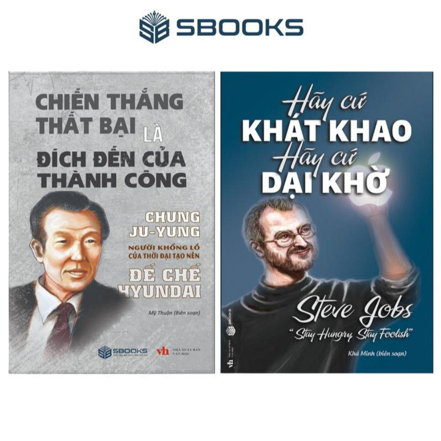 Sách Combo 2 Cuốn : Chiến Thắng Thất Bại Là Đích Đến Của Thành Công + Hãy Cứ Khát Khao Hãy Cứ Dại Khờ - SBOOKS