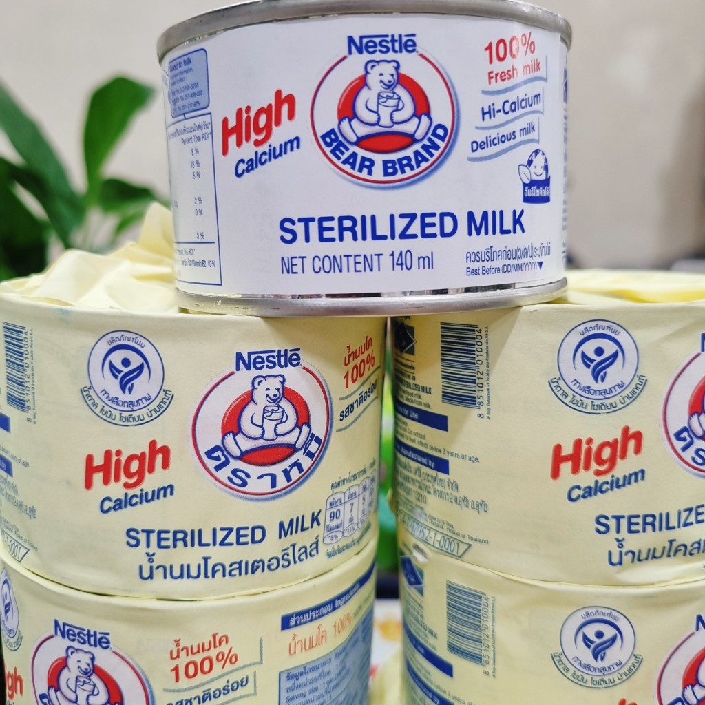 Sữa GẤU NESTLÉ Thái Lan Vàng Hộp 140ml, Sữa Tươi Tiệt Trùng Không Đường ...