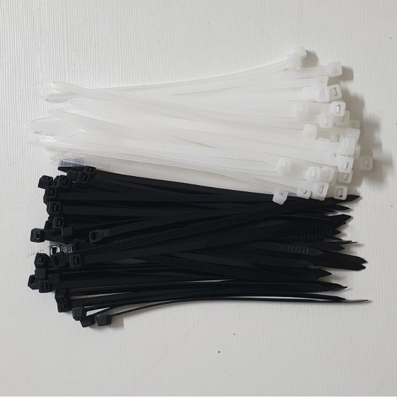 Dây rút nhựa dây thích nhựa Nylon Cable Tie trắng đen 10cm 15cm 20cm ...
