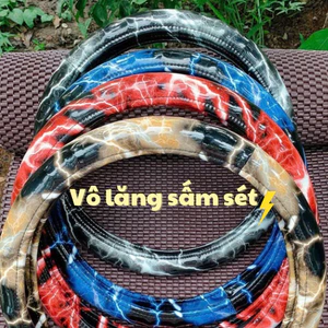 Vô lăng sấm sét da bóng trơn đủ size từ 38 - 49 cho các dòng xe