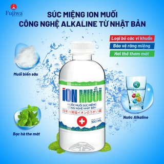Nước Súc Miệng ION Muối Hương Bạc Hà Fujisat Biển Chai 680ml Chăm sóc răng miệng, trắng răng, sát khuẩn vòm họng Fujisat