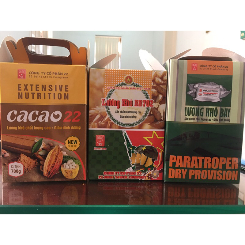 Combo 3 hộp lương khô Bay,Cacao,Bb702