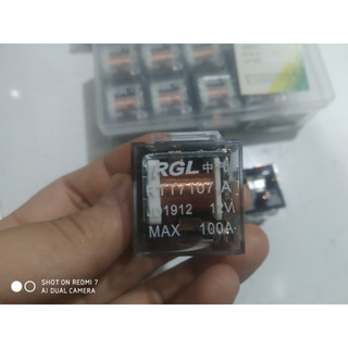 Rơ le 4 chân 12v/24v 100A nhựa trong suốt chống nước.( Giá 1 chiếc)