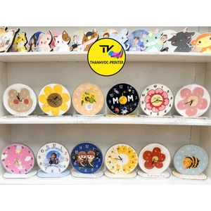 Tranh Đồng Hồ Để Bàn Nhỏ Dễ Thương, Decor Góc Học Tập, Góc Làm Việc, Quà Tặng Độc Đáo - Thiết kế theo yêu cầu