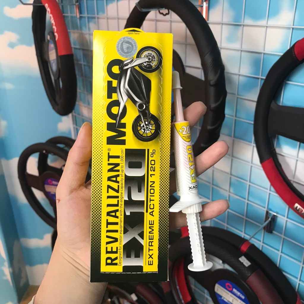 Phụ Gia Phục Hồi Động Cơ Xe Máy Xado Revitalizant Moto Ex120 4ml