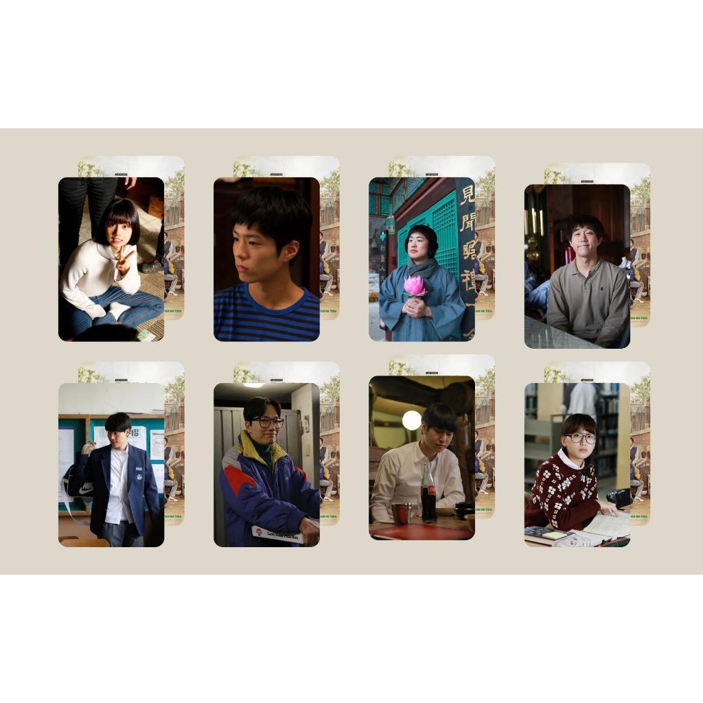 set card bo góc phim "Reply 1988"-"Lời hồi đáp 1988"  Lee Hye Ri, Park Bo Gum, Ryu Jun Yeol, Go Kyung Pyo, Lee Dong Hwi,