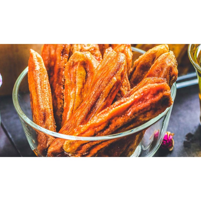 500G CHUỐI SẤY DẺO NGUYÊN TRÁI ĐÀ LẠT