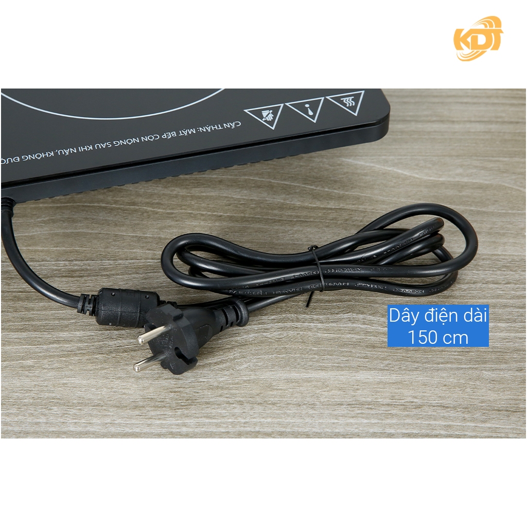 Bếp Điện Từ Toshiba IC20R2SV, 3 Chế Độ Nấu, Công Suất 2000W, Mặt Kính Ceramic Hegon Cao Cấp - KDT89