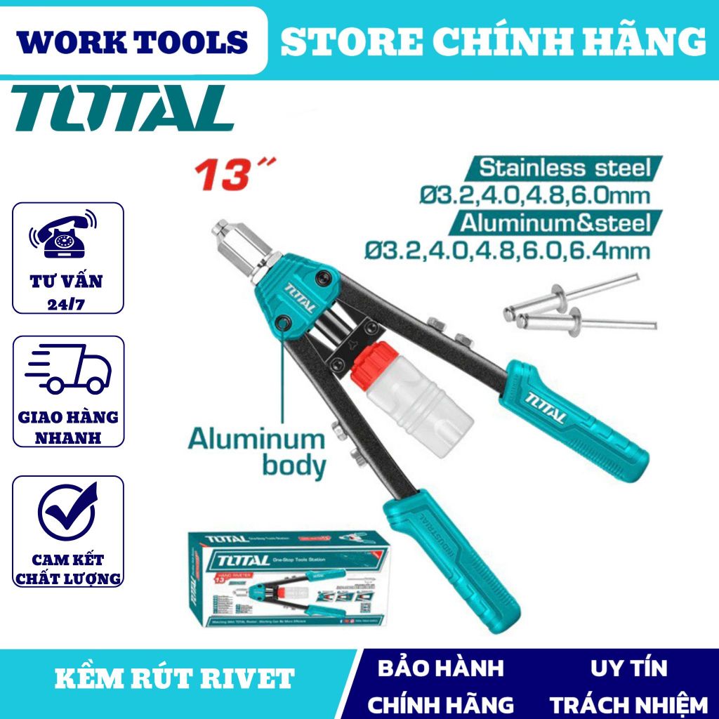 ĐỒ NGHỀ TOTAL Kềm rút rivet 13INCH THT32131 | Shopee Việt Nam