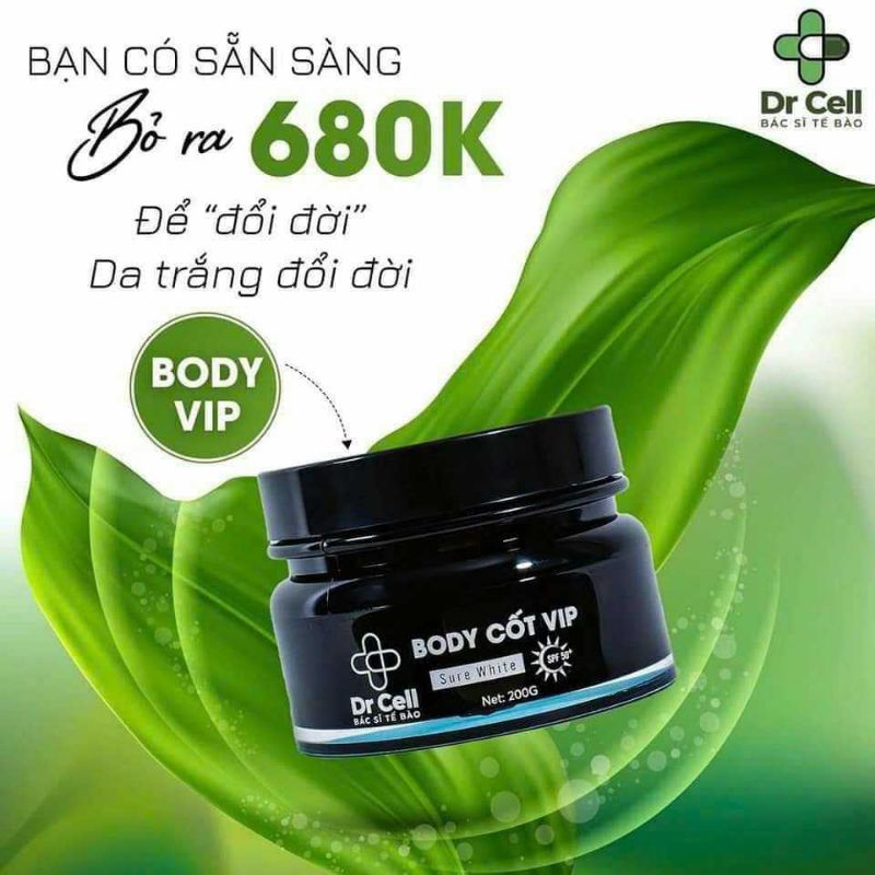 Kem Body Cốt Vip Dr Cell 200g | Shopee Việt Nam