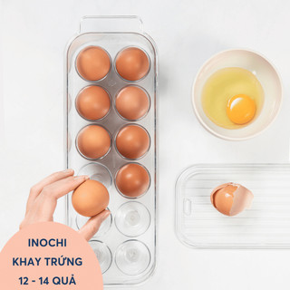Khay đựng trứng kèm nắp đậy Inochi - Yoko