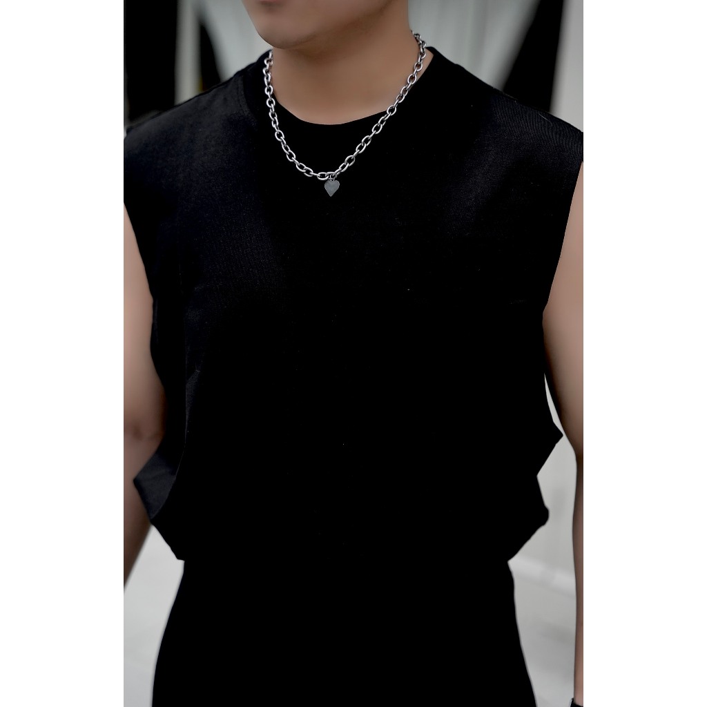 Áo tanktop nam MetaForm, Áo thun ba lỗ nam vải cotton áo form rộng, kiểu dáng basic thoáng mát