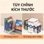 Kệ sách để bàn đa năng gấp gọn thiết kế 3 ngăn bằng thép dày 0,9mm chịu lực tốt chắc chắn tiện lợi an toàn khi sử dụng