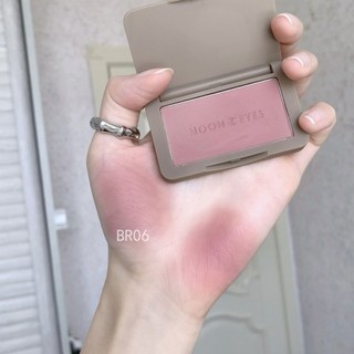 61 Má Moon Eyes Phấn Má Hồng MOONEYES BLUSH Dạng Bột má hồng mooneyes Color Romantic Collector Matte Mịn Tự Nhiên Lâu