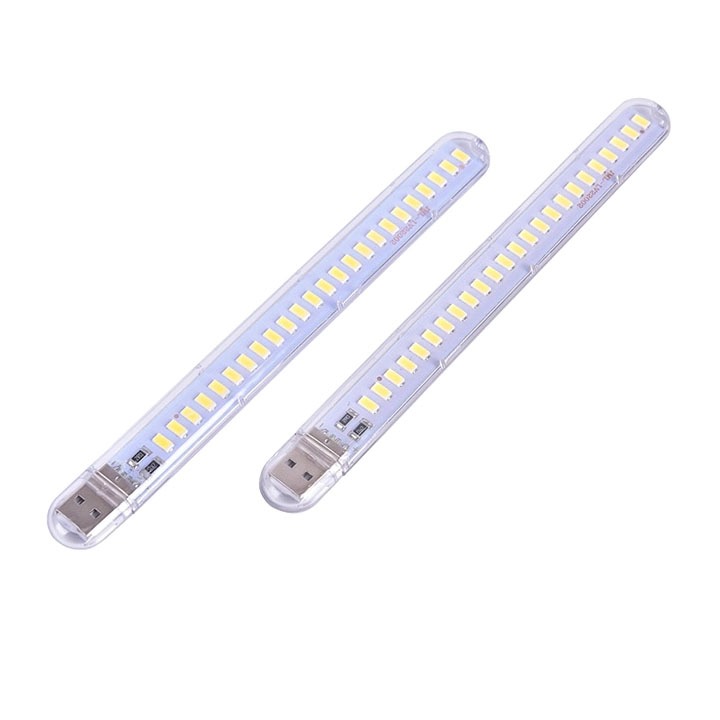 Thanh Đèn LED Mini Sáng Trắng Gồm 24 Bóng Cổng Cắm USB Thích Hợp Để Bàn ...