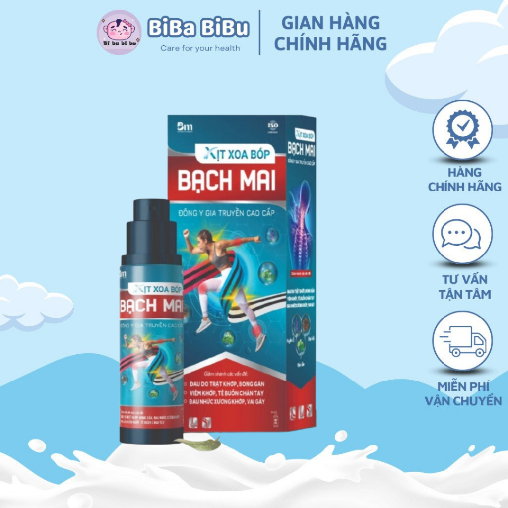 Xịt Xoa Bóp Bạch Mai - Giúp Giảm Đau Xương Khớp 80ml | Shopee Việt Nam