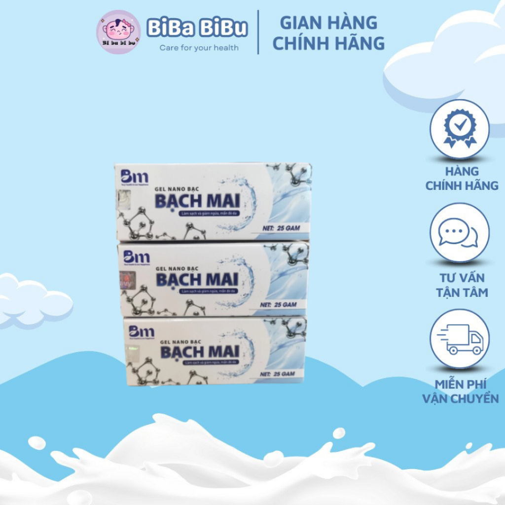 Sử Dụng Tuýp Gel Nano Bạc Bạch Mai Giúp Làm Sạch Da Trong Đời Sống