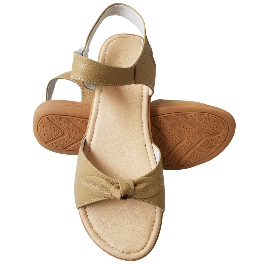 Giày sandal nữ da bò BIGGBEN cao cấp HKD866