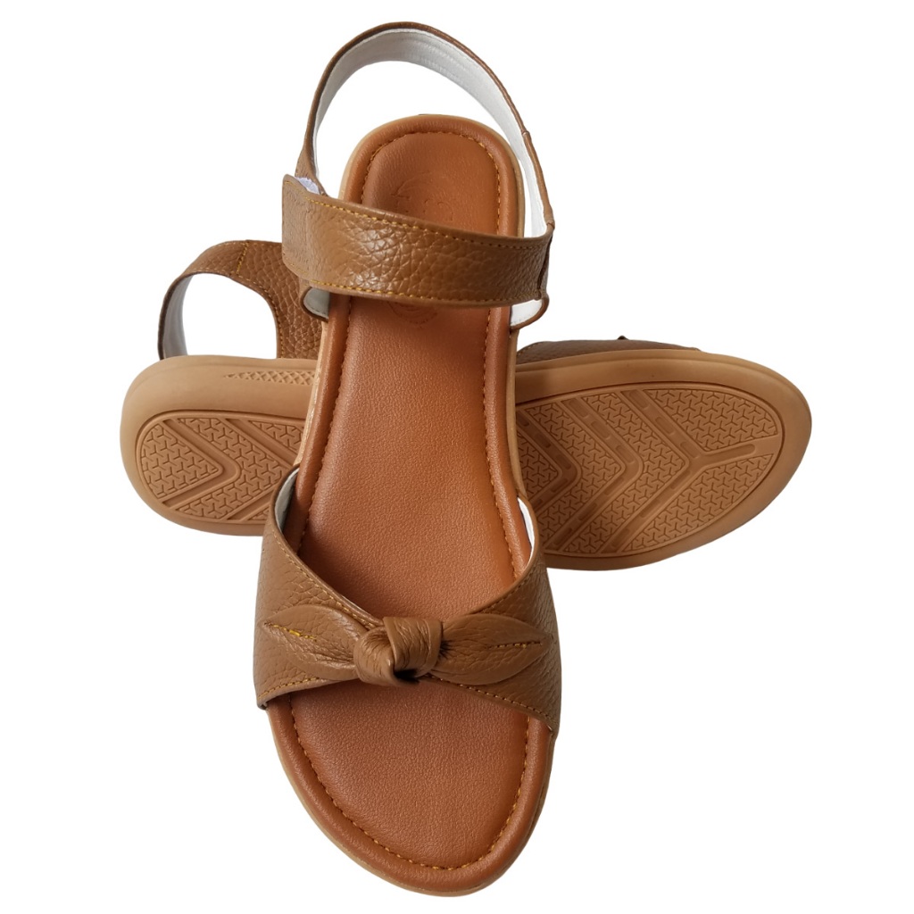 Giày sandal nữ da bò BIGGBEN cao cấp HKD866