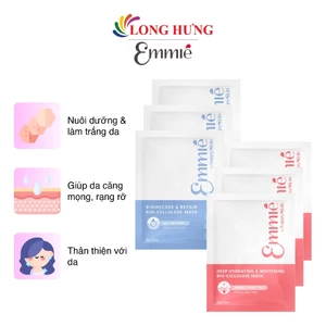 Combo mặt nạ Emmié By Happyskin B5 + Peptides (3 miếng) + Tranx + 8HAs + B3 (3 miếng)