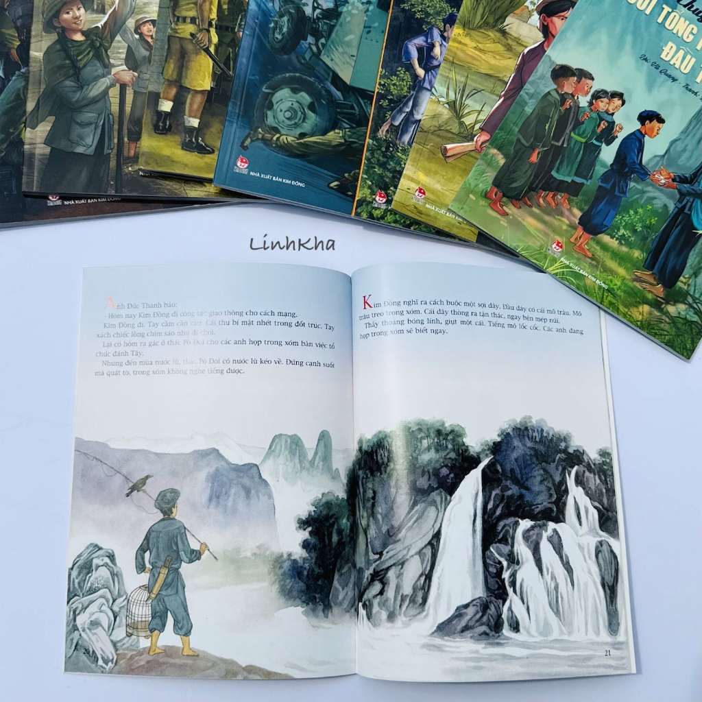 Ảnh Những Anh Hùng Trẻ Tuổi (Lẻ tập sách tranh - sách chữ hồi ký) Kim Đồng 3