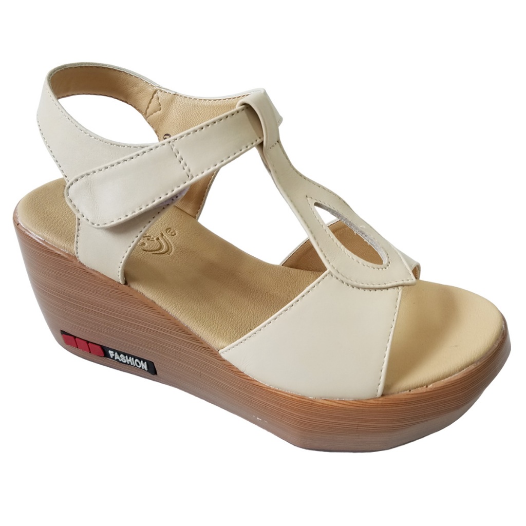 Giày Đế Xuồng BIGGBEN Da Bò Cao 7 Phân HKD872