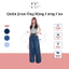 Quần Jean Nữ Ống Rộng Cạp Cao Chất Liệu Jean Mềm Co Giãn 4 Chiều, Quần Jean Hàng VNXK Xịn Xuất Dư