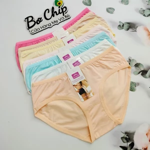 Quần Lót Nữ Cotton Thái Size 40-60 Ký Chất Vải Mềm Mại, Co Giãn 4 Chiều Tốt Hàng Loại 1 - Bơ Chip