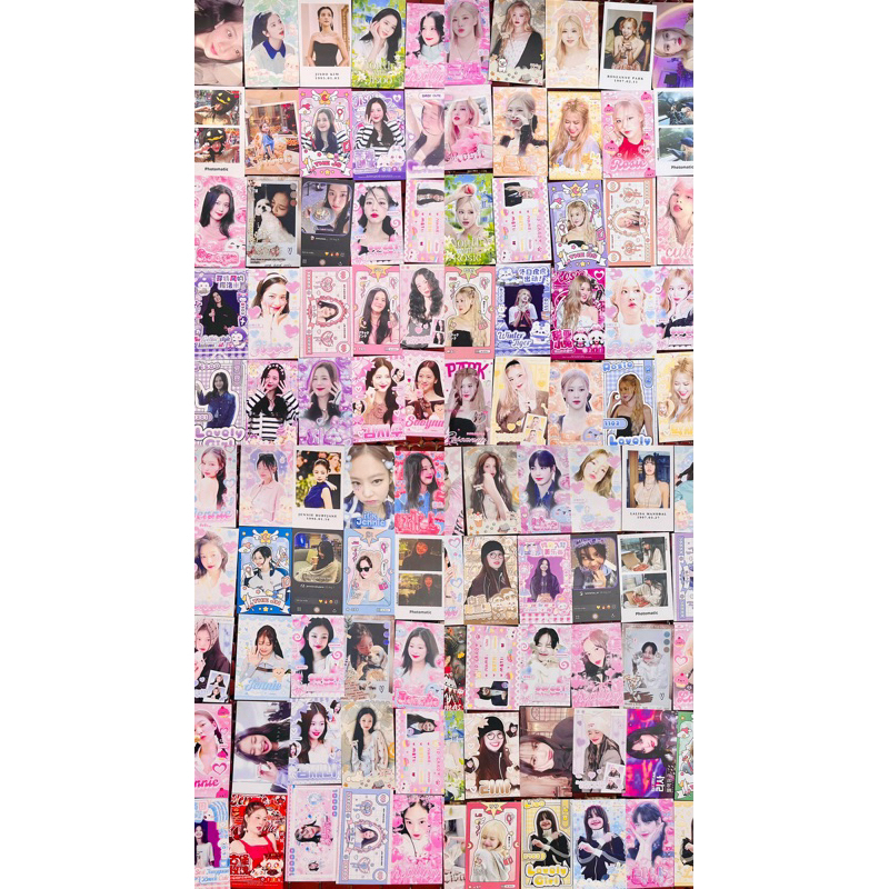 SET CARD DES BLACKPINK CÁN MỜ KHÔNG BO GÓC/NOTE/STICKER BLACKPINK(ĐỌC ...