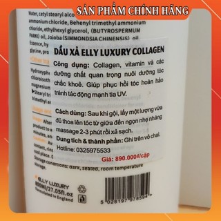 (hàng loại 1) cặp dầu gội xả ELLY LUXURY 800ml lưu hương cả ngày